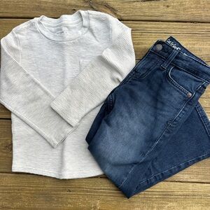 Cat & Jack shirt and jeans size 5/5T